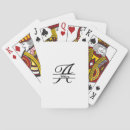 Recherche de dames jeux de cartes Monogramme