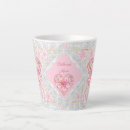 Recherche de dentelle florale tasses Rose
