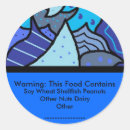 Recherche de allergie alimentaire autocollants Arachide