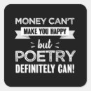 Recherche de poète autocollants Drôle