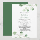 Recherche de vert 14x19 invitations Eucalyptus