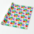 Zoek naar puzzel cadeaupapier Rood