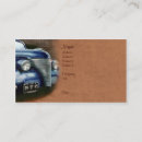 Recherche de voiture vintage cartes visite Historique