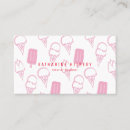 Zoek naar ijs visitekaartjes Schattig