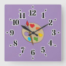 Recherche de palette horloges Aquarelles