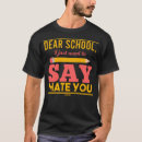 Zoek naar ik haat school tshirts Grappig