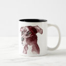 Recherche de peinture de chien tasses Illustration