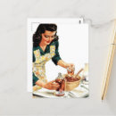 Recherche de cuisine vintage cartes postales Rétro