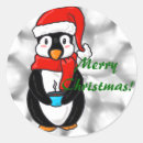 Recherche de pingouins de noël autocollants Vacances