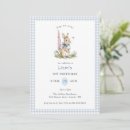 Recherche de lapin bleu invitations Aquarelle