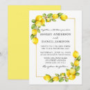 Recherche de jaune et vert mariage invitations Moderne