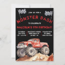 Recherche de monster bash invitations Camion monstre