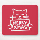 Recherche de joli chat tapis souris Noël