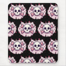 Recherche de crânes roses tapis souris Pour elle
