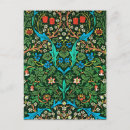 Recherche de motif tulipe cartes postales William morris