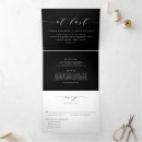 Recherche de triple invitations Noir et blanc