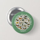 Zoek naar vlinders buttons Vintage