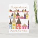 Zoek naar thuis kaarten Felicitatie