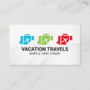 Recherche de valises cartes visite Agent de voyage