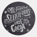 Recherche de cacao chaud autocollants Hiver