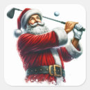 Recherche de golf noël autocollants Santa claus
