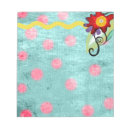 Recherche de tour blocsnotes Floral