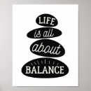 Zoek naar evenwicht kunst Typografie