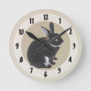 Recherche de lapin blanc horloges Animal
