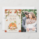 Recherche de bébé de citrouille vœux cartes Automne