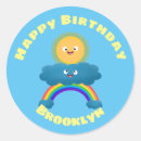 Zoek naar zon wolken stickers Kleurrijk