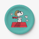 Recherche de snoopy assiettes Arachides de fête