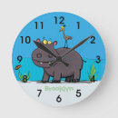 Recherche de hippopotame horloges Animal
