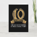 Zoek naar werknemers kaarten Jubileum