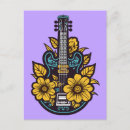 Recherche de ukulélé cartes postales Guitare