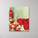 Recherche de tomate impressions sur toile Rétro