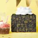 Recherche de hiéroglyphes égyptiens papier cadeau Motif