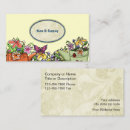 Recherche de fleuriste jardinier cartes visite Jardinage