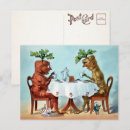 Recherche de chats anthropomorphes cartes postales Vintage