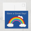 Recherche de nuages blancs cartes postales Girly