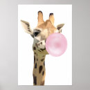 Recherche de girafe rose posters Faune