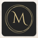 Zoek naar cirkels onderzetters Initiaal