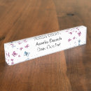 Zoek naar vlinder naambordjes Roze