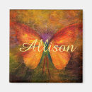 Recherche de joli papillon magnets Violet