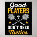 Zoek naar badminton speler posters Racket