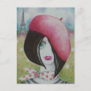 Recherche de béret cartes postales Jolie