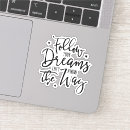 Recherche de suivre autocollants Typographie