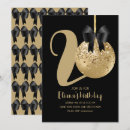 Recherche de 20 anniversaire invitations Minimaliste