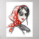 Zoek naar mode illustratie posters Mooi