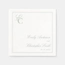 Recherche de vert mariage serviettes Simple