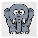 Zoek naar grijze olifant posters Cartoon